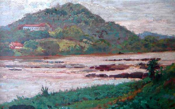 Artur Timoteo da Costa Paisagem do Rio Preto no Vale do Paraiba France oil painting art